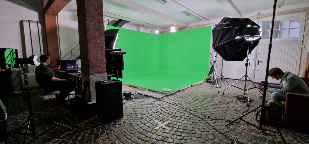 Greenscreenstudio Beckum, NRW - Mietstudio, Produktionsstudio Livevideo